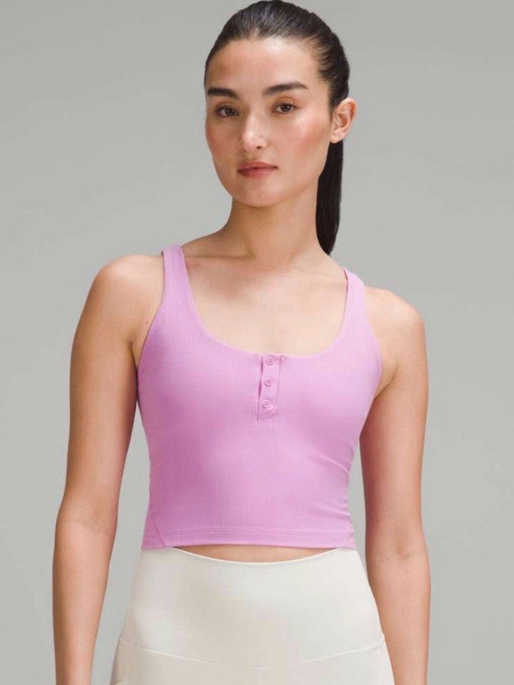 Align Henley Ribbed Tank